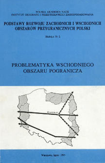 Problematyka wschodniego obszaru pogranicza