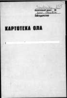 Kartoteka Ogólnosłowiańskiego atlasu językowego (OLA); Smolniki (255)