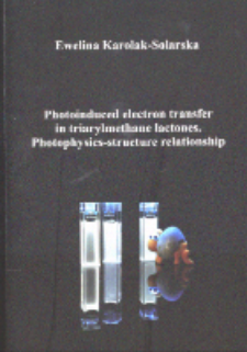 Photoinduced electron transfer in triarylmethane lactones. Photophysics-structure relationship
