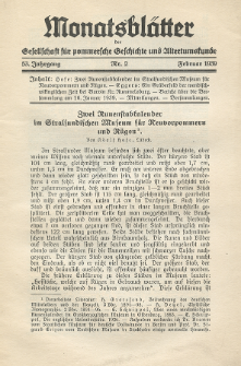 Monatsblätter Jhrg. 53, H. 2 (1939)