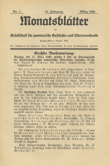 Monatsblätter Jhrg. 44, H. 3 (1930)