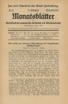 Monatsbl&auml;tter Jhrg. 47, H. 9 (1933)