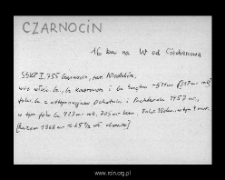 Czarnocin. Files of Niedzborz district in the Middle Ages. Files of Historico-Geographical Dictionary of Masovia in the Middle Ages