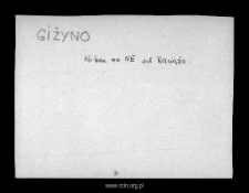 Giżyno. Files of Niedzborz district in the Middle Ages. Files of Historico-Geographical Dictionary of Masovia in the Middle Ages