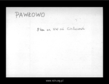 Pawłowo. Files of Niedzborz district in the Middle Ages. Files of Historico-Geographical Dictionary of Masovia in the Middle Ages