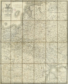 Karta ziem polskich z podziałami ustanowionemi przez Kongres Wiedeński 1815 = Carte des territoires polonais avec les divisions etablies par Le Congres de Vienne en 1815