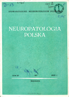 Neuropatologia Polska T.15 z.1 (1977)
