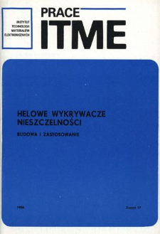 Helowe wykrywacze nieszczelności. Budowa i zastosowanie = Helium leak detectors