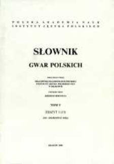 Słownik gwar polskich. T. 5 z. 3 (15), (De-Dojrzewać (się))