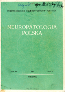 Neuropatologia Polska T.15 z.3(1977)