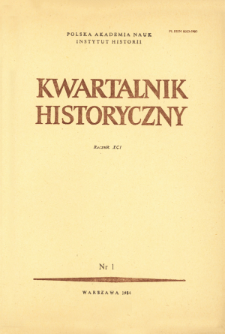 Kwartalnik Historyczny. R. 91 nr 1 (1984), Recenzje