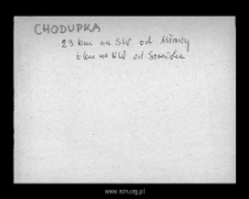 Chodubka. Files of Szrensk district in the Middle Ages. Files of Historico-Geographical Dictionary of Masovia in the Middle Ages