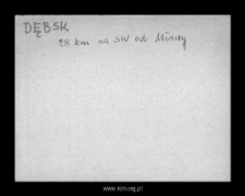 Dębsk . Files of Szrensk district in the Middle Ages. Files of Historico-Geographical Dictionary of Masovia in the Middle Ages