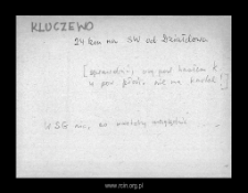 Kluczewo. Files of Szrensk district in the Middle Ages. Files of Historico-Geographical Dictionary of Masovia in the Middle Ages
