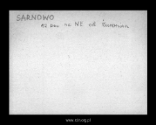 Sarnowo. Files of Szrensk district in the Middle Ages. Files of Historico-Geographical Dictionary of Masovia in the Middle Ages