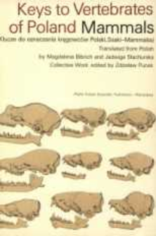 Keys to vertebrates of Poland. Mammals