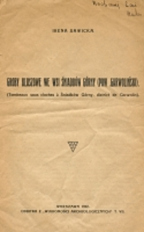 Groby kloszowe we wsi Śniadk&oacute;w G&oacute;rny (pow. garwoliński)