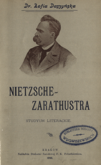 Nietzsche - Zarathustra : studyum literackie
