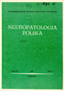 Neuropatologia Polska T.17 z.4 (1979)