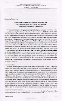 Nowe znaleziska ze starych wykopalisk : zabytki z okresu wpływ&oacute;w rzymskich w zbiorach Muzeum w Elblągu