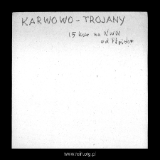 Karwowo-Trojany. Files of Plonsk district in the Middle Ages. Files of Historico-Geographical Dictionary of Masovia in the Middle Ages