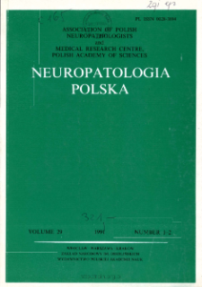 Neuropatologia Polska T.29 z.1-3 (1991)