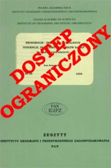 Bezrobocie - przegląd aktualnych tendencji, problem&oacute;w i wynik&oacute;w badań (w krajach rozwiniętych) = Unemployment - current research trends, problems and results