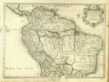 Carte De La Terre Ferme Du Perou, Du Bresil Et Du Pays Des Amazones