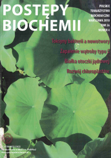 Postępy biochemii, Tom 56, Nr 4
