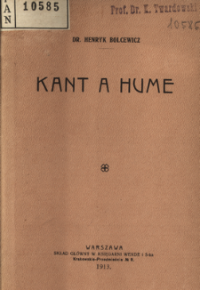 Kant a Hume
