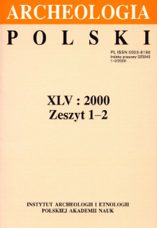 Zaludnienie i zmiany środowiska naturalnego w neolicie wyżyn lessowych (uwagi krytyczne)