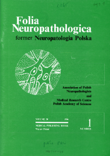 Folia Neuropathologica : former Neuropatologia Polska Vol.34 (1996) nr 1