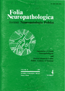 Folia Neuropathologica : former Neuropatologia Polska Vol.35 (1997) nr 4