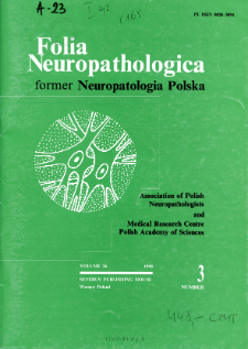 Folia Neuropathologica : former Neuropatologia Polska Vol.36 (1998) nr 3