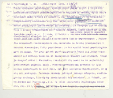 O psychologii. 1, V. 11. Behavioryzm 1925/6