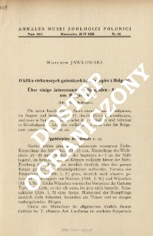 &Uuml;ber einige interessantere Diplopoden - Arten aus Bulgarien