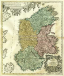 Hiberni&aelig; Regnum tam in pr&aelig;cipuas Ultoni&aelig;, Connaci&aelig;, Laceni&aelig; et Momoni&aelig; quam in minores earundem Provincias et Ditiones divisum