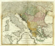 Totius Danubii cum Adjacentibus Regnis nec non Totius Graeci&aelig; et Archipelagi Novissima Tabula = Cours de Danube