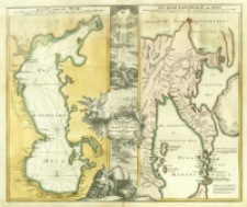 Geographica Nova ex Oriente gratiosissima, duabus tabulis specialissimis contenta, quarum una Mare Caspium, altera Kamtzadaliam seu Terram Jedso curios&egrave; exhibet.