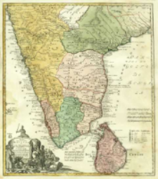 Peninsula Indi&aelig; eitra Gangem, hoc est Orae celeberrimae Malabar & Coromandel Cum adiacente Insula non minus celebratissima Ceylon