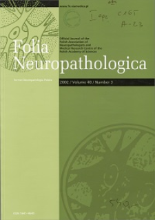 Folia Neuropathologica : former Neuropatologia Polska Vol.40 (2002) nr 3