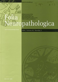 Folia Neuropathologica : former Neuropatologia Polska Vol.42 (2004) nr 3