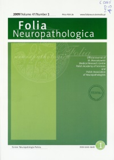 Folia Neuropathologica : former Neuropatologia Polska Vol.47 (2009) nr 1