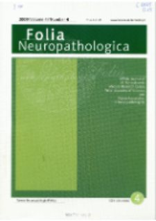 Folia Neuropathologica : former Neuropatologia Polska Vol.47 (2009) nr 4