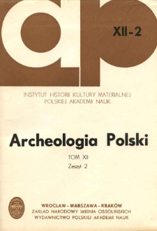 Studia nad wczesną fazą kultury łużyckiej w środkowej i wschodniej Polsce
