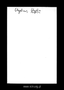 Chylin. Files of Wyszogrod district in the Middle Ages. Files of Historico-Geographical Dictionary of Masovia in the Middle Ages