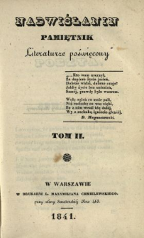 Nadwiślanin : pamiętnik literaturze poświęcony 1841 T.2