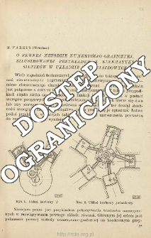 O pewnej metodzie numeryczno-graficznej, zilustrowanej przykładem z kinematyki silnik&oacute;w w układzie V i gwiazdowych