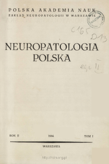 Neuropatologia Polska T.2 z.1 (1964)