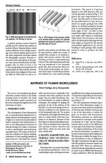 Matrixes of planar microlenses